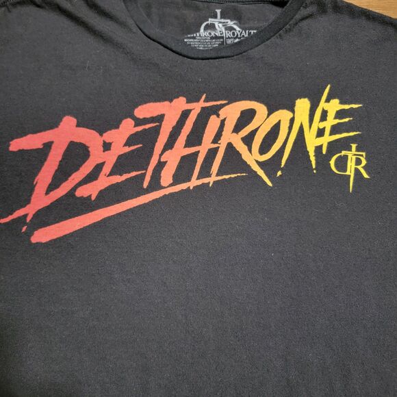 Dethrone Royalty Graphic SS Tee Black - Size XL - Picture 2 of 5